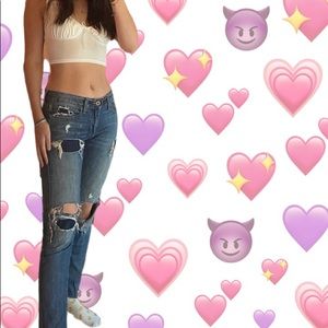 Lucky Brand Sienna Slim Boyfriend Jeans